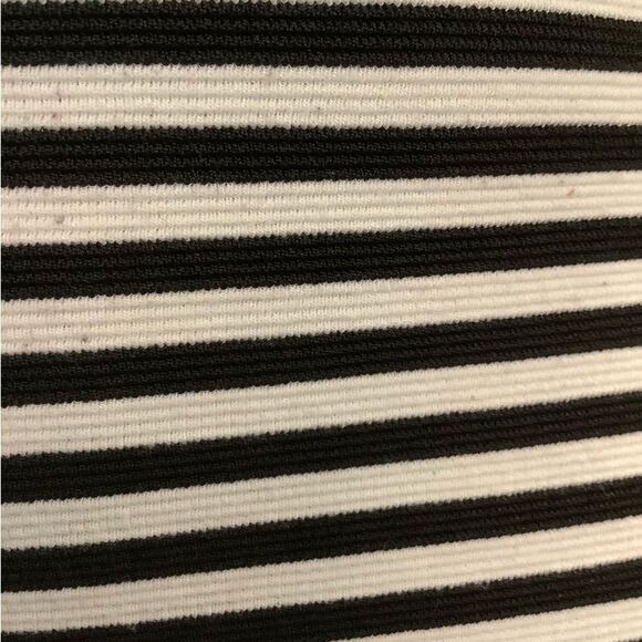 🖤 LOFT Black & White Striped Mini Pencil Skirt – Size Small - Picture 5 of 12